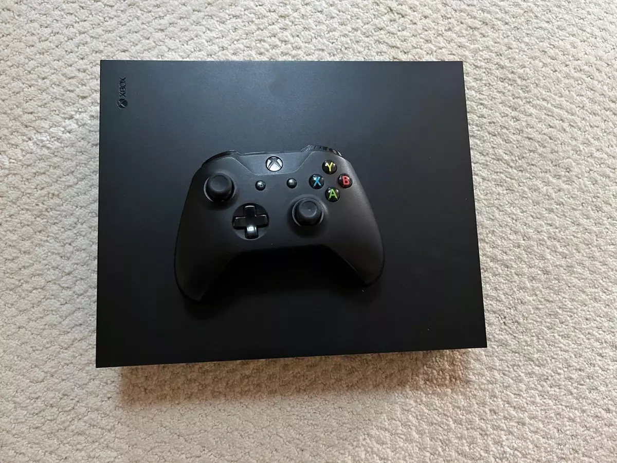 Microsoft Xbox One X 1TB Console Black