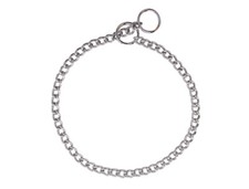 Kettenhalsband kleine Glieder Chrom Kettenw&uuml;rger Halskette Hund versch. Gr&ouml;&szlig;en