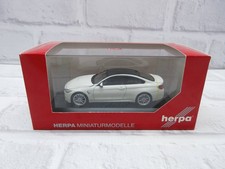 Mini car 1/43 Herpa BMW M4 Coupe White model car Age14+