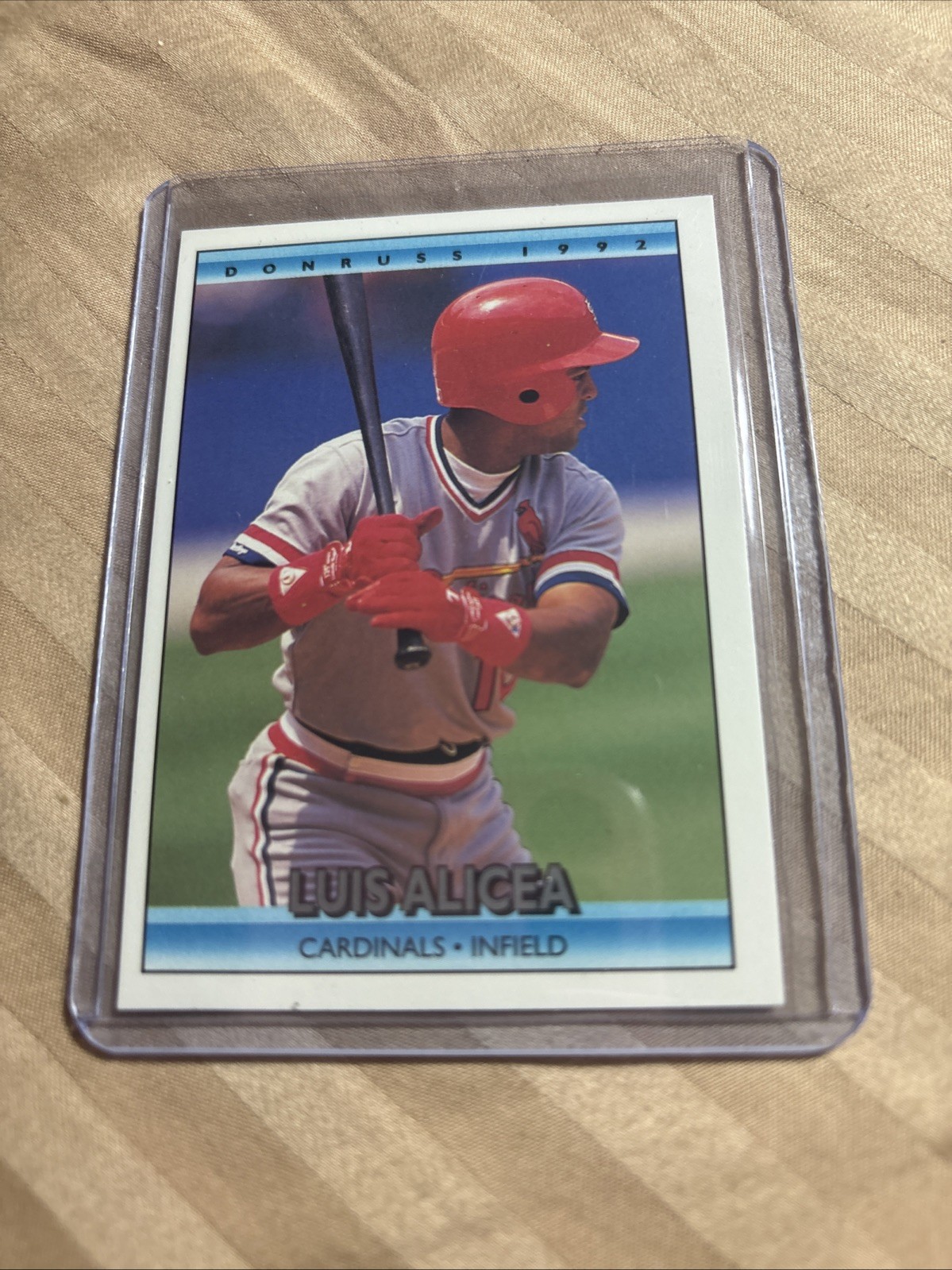 LUIS ALICEA ST. LOUIS CARDINALS 1992 DONRUSS BASEBALL CARD #560