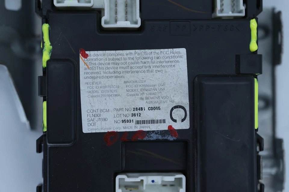 2003-2006 Nissan 350Z Convertible BCM Body Control Module 284B1CD005 OEM Foto 2 de 4