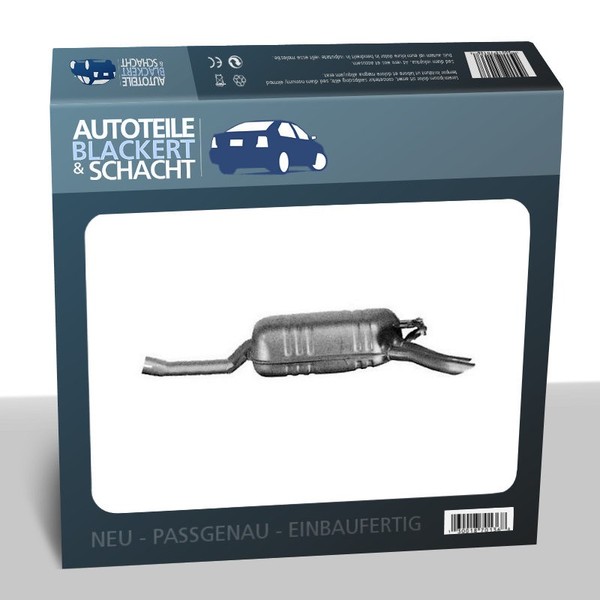 Auspuff Endtopf für Mercedes-Benz 124 Coupe 124 Stufenheck E-KLASSE + Coupe-image
