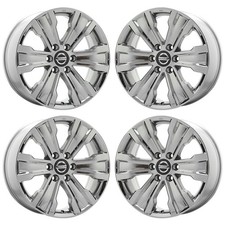 20" Nissan Titan Smoked Dark Chrome Wheels Rims Factory set 62753 62705