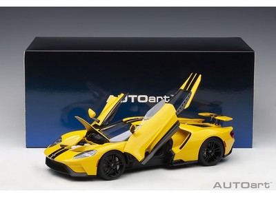 Autoart 72944 1/18 GT 2017 TRIPLE YELLOW BLACK STRIPES Model Car From Japan