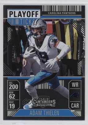 2024 Panini Contenders Playoff Ticket /199 Adam Thielen #15 r7o