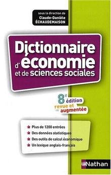 Dictionnaire dEconomie et de Sciences Sociales von... | Buch | Zustand sehr gut