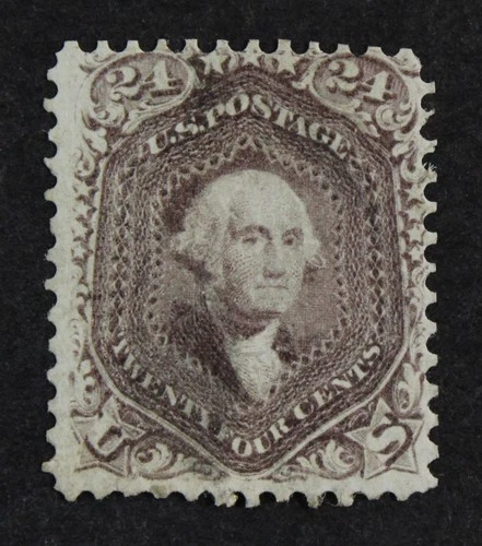 CKStamps: US Stamps Collection Scott#78 24c Washington Mint H OG Gum Disturb