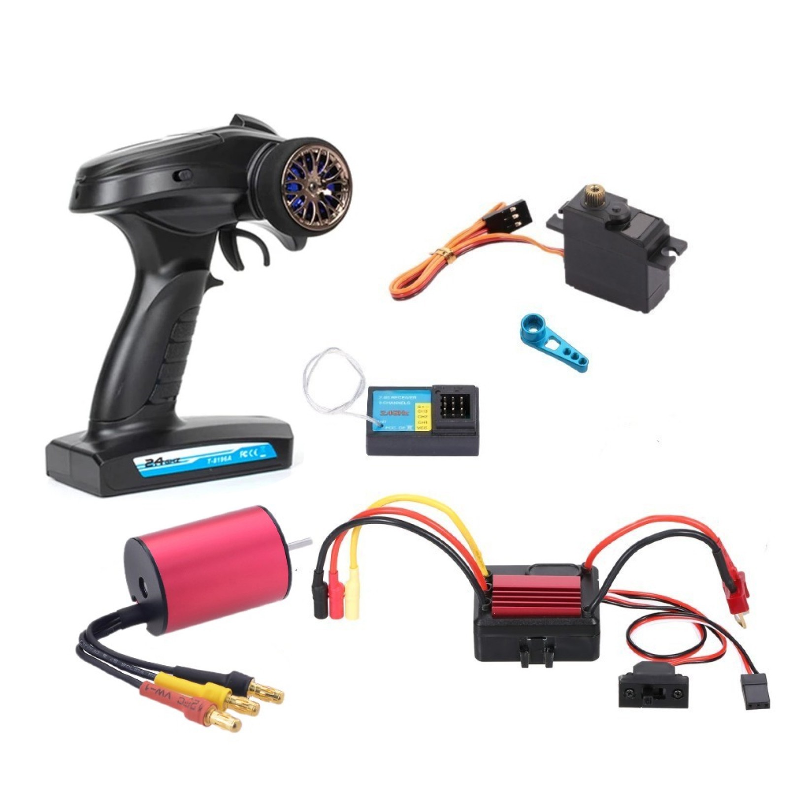 Remote Control&brushless Motor Esc For Wltoys Hsp A979 A959-b