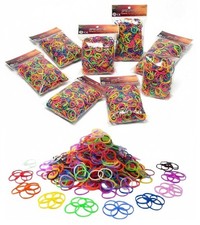LOOM BANDS ASORTED COLOUR BRACELET MAKING MULTI RUBBER DIY KIT SET GIRL KID UK 