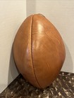 Vintage Rugby Ball / Leather Handsewn Football  Antique Great Display — photo 4