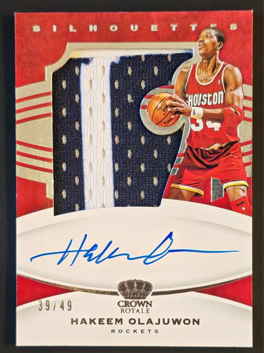 Panini Hakeem Olajuwon Basketball Autographed Sports Trading Cards