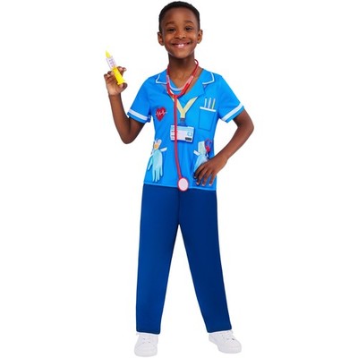 Rubies Official Modern Nurse Childrens Costume, Kids Fancy Dress 9-10 Years