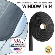 4M Weather Seal Rubber Strip Car Windshield Trim Edge Molding Protector Guard