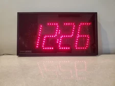 MICROFRAME D6340  4-Digit Jumbo 8" x 15.75" Countdown Timer Display~ PLEASE READ