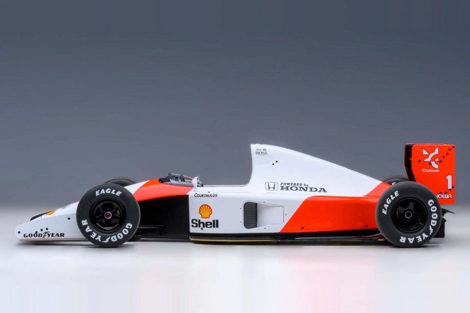 AutoArt McLaren Honda MP4-6 1991 #1 Senna (without McLaren logo) 1/18. 89150 - Immagine 3 di 4