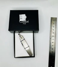 Colibri 1928 Stainless Steel Money Clip Pocket Knife Men’s Accessory w Box