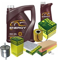 Mann Inspektionspaket 6L Mannol Energy 5W-30 FüR Volvo V40 Kombi 1.8 1.6 S40 I