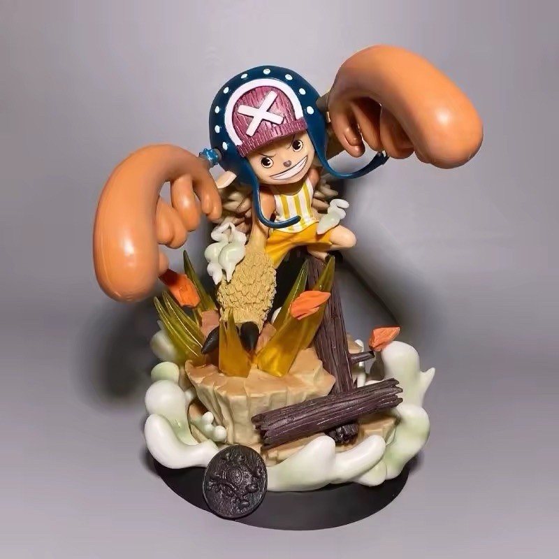 One Piece Figura Chopper Anime Ruffy Luffy - 23 cm Figura de acción Coleccionista Manga