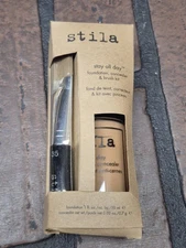 Stila Stay All Day Foundation Concealer & Brush Kit 1 Oz Foundation Dark 11