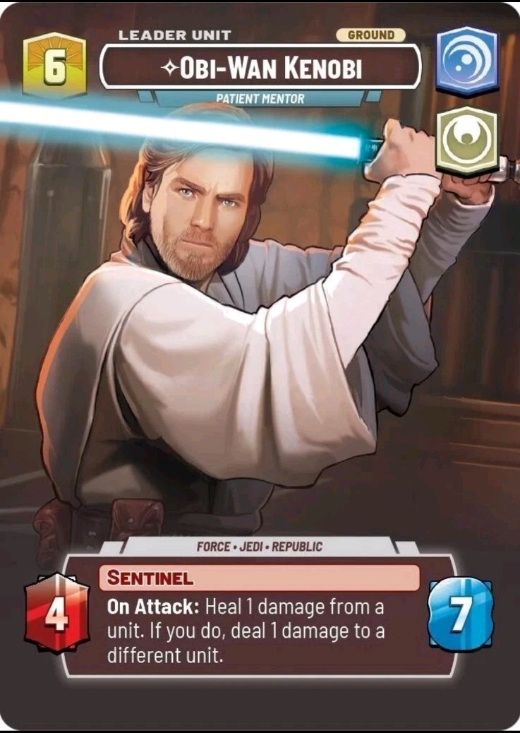Obi-Wan Kenobi - Patient Mentor (Showcase) (260) - Common - Foil Near Mint 💎