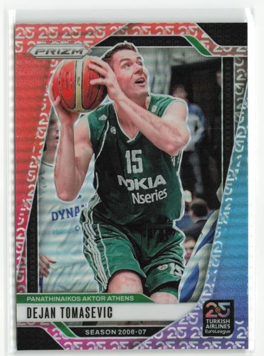 2024-25 Prizm Euroleague Dejan Tomasevic #131 25th Anniversary