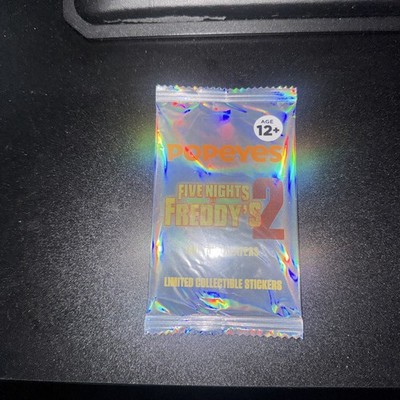 Popeyes Five Nights At Freddys Limited Edition Sticker Pack