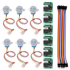 6 PCS 28BYJ-48 5V Stepper Motor Driver Board