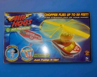 #ad Spin Master 2003 Air Hogs Sky Commander Rescue Helicopter Air Pressure Pump NEW $42.99