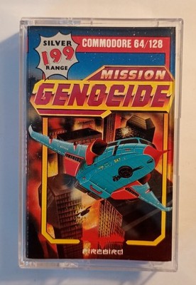 MISSION GENOCIDE - RARE Firebird - Commodore 64 C64 C128 - GETESTET siehe Fotos