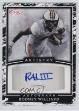 2022 SAGE Artistry Auto Rodney Williams #A-RW2 Auto 18t1