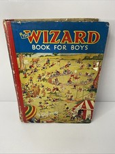 The Wizard Book for Boys 1937 Vintage D.C Thomson Annual