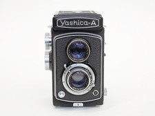 Yashica-A TLR 120 Film Camera Yashimar 80mm f/3.5 Film tested
