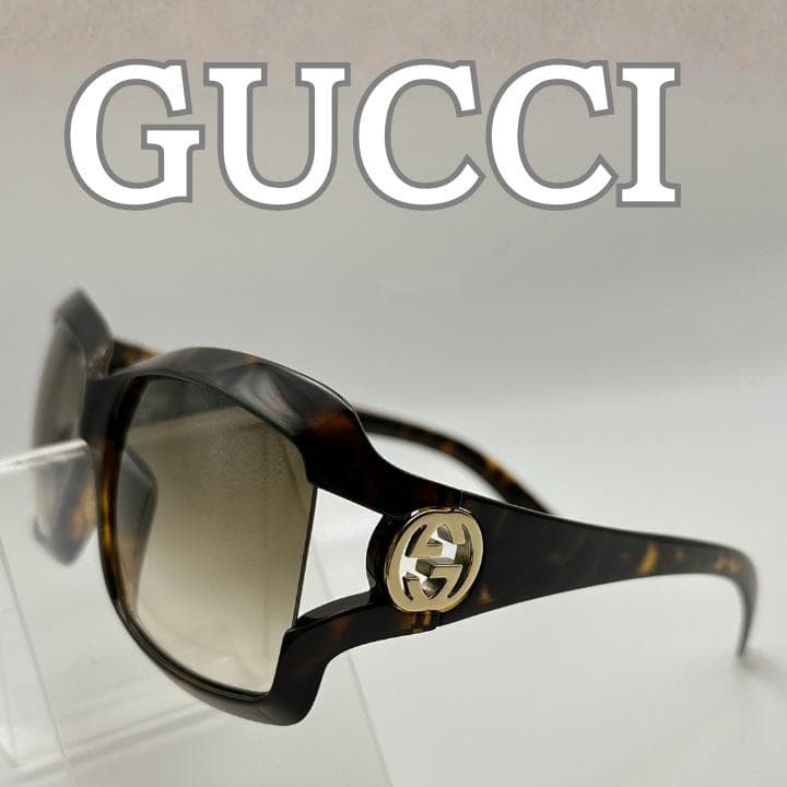 Gucci Interlocking G Logo Tortoiseshell Pattern G… - image 1