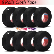 8 Rolls Cloth Tape Wire Electrical Wiring Harness Car Auto SUV truck 19mm*15m US