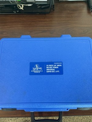 Cornwell Tools 34 piece 3/8'' Drive Metric Power Universal Super Set TSIUPM235SS