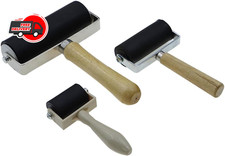 3 Pack Rubber Roller - Brayer Rollers with 3 Size for Crafting Brayer Rollers