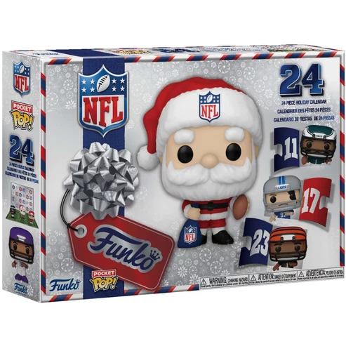 Funko NFL Pocket Pop! 24-Day Advent Countdown Calendar 2-Inch Vinyl Figures AUTH - product listing photo