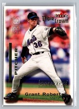 2001 Fleer Triple Crown #255 Grant Roberts Green