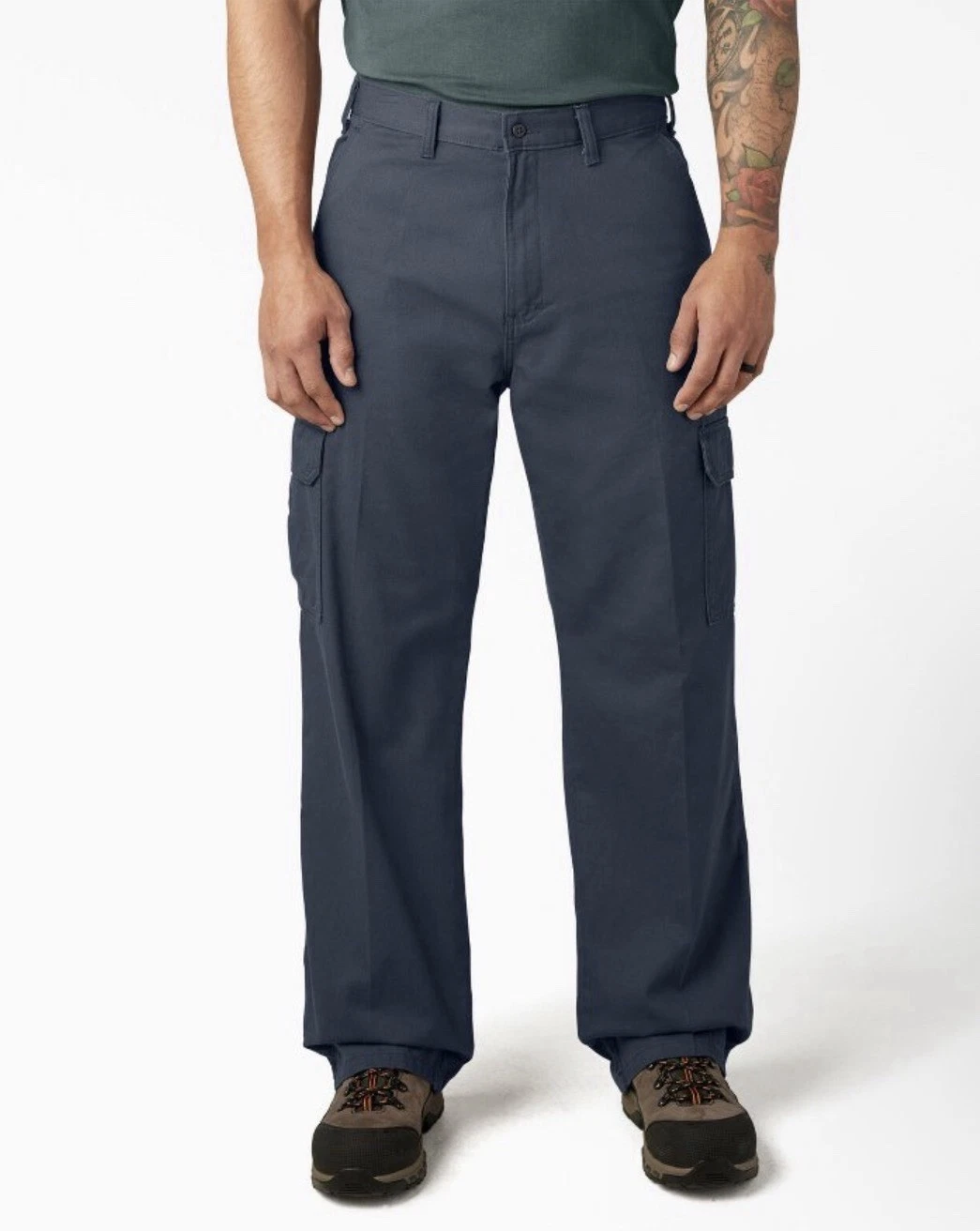 Dickies Cargo Work Pants Mens 38x30 Navy Blue Utility Workwear Straight Leg NWT