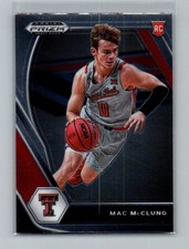 2021 Panini Prizm Draft Picks Mac McClung Rookie RC Basketball Card