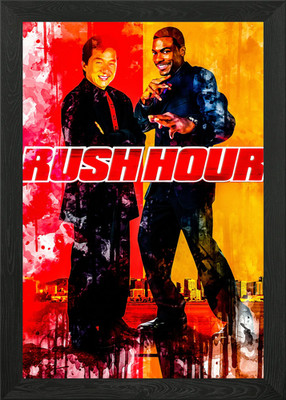 Rush Hour 1 Framed Wall Art Poster Canvas Print Picture