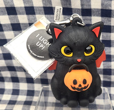 Bath  Body Works Spooky Kitty Light Up PocketBac Sanitizer Holder HTF New Rare