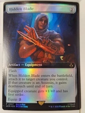Hidden Blade - FOIL - Buy-A-Box Promo - Magic the Gathering MTG Nice!