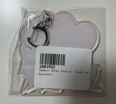 Hazbin Hotel Alastor Valentine's Day Keychain 2025 SEALED Unused