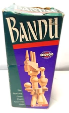 Vintage 1990's Milton Bradley Co. Bandu Stacking Game