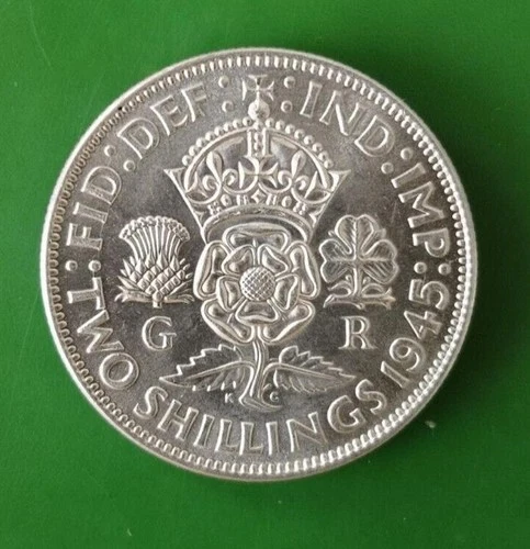 1945 George VI Florin — photo from another recent sale