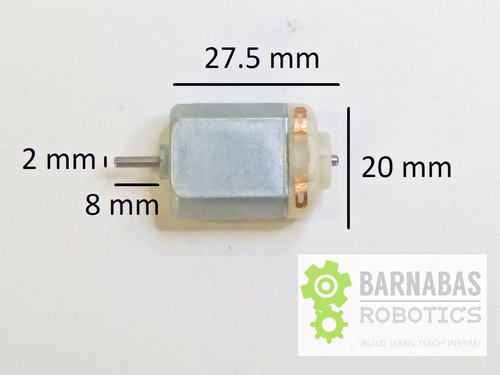 2 x Mini 130 DC 1.5V-3V Hobby Juguete Robot STEM Motor Vendedor de EE. UU. - Imagen 3 de 3