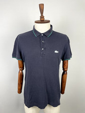 Lacoste Regular Fit Blue Short Sleeve Men's Casual Polo Shirt Size 4