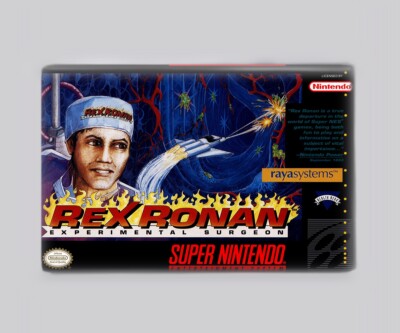 REX RONAN /  SNES - 2''x3'' FRIDGE MAGNET (super nintendo retro