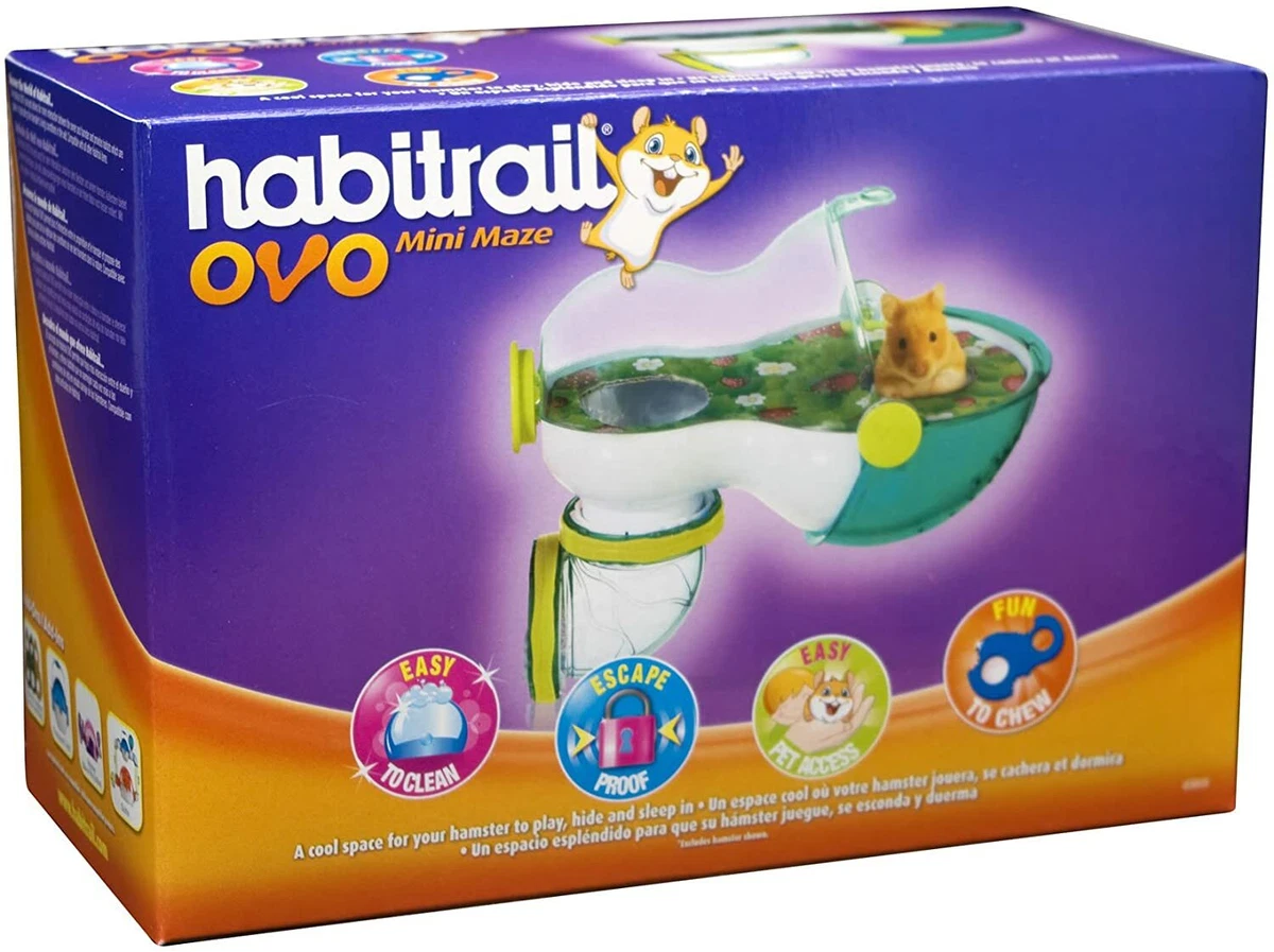 HABITRAIL MINI MAZE OVO SUITE HOME ADD ON ACCESSORY HAMSTER HOUSE DEN HIDE BED